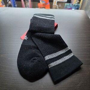 Nike BE TRUE Crew Socks Black 1 Pair Men's Size XL 12-15 NEW